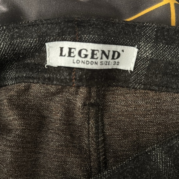 Legend London Checkered Stretch Trousers - Picture 3 of 3